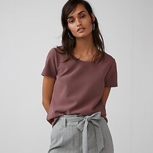 Stretch Crew Neck Top